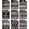 Zonon 9 Pcs Inspirational Wall Decals Spiritual Motivational Wall Stickers Positive Quotes Sayings Phrases Decals for Library Home School Office Art Decorations 8 x 10 Inches