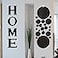 Zonon 30 Pcs Living Room Wall Decor Home Mirror Wall Letter Signs Stickers DIY Acrylic Mirror Decals 3D Decorations for Home Bedroom Living Room RemovableBlack