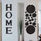 Zonon 30 Pcs Living Room Wall Decor Home Mirror Wall Letter Signs Stickers DIY Acrylic Mirror Decals 3D Decorations for Home Bedroom Living Room RemovableBlack