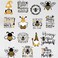Zonon 15 Pcs Bee Gnome Wall Decals Honey Bee Window Decor Clings Inspirational Quotes Window Stickers Honeybee Vinyl Gnome Wall Decals for Kitchen Office Fridge Decorations Party Supplies
