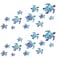 Zonon Sea Turtle Wall Decals Ocean Turtle Vinyl Stickers Underwater Bathroom Decals Waterproof Wall Sticker Decoration for Home Office Nursery Room ToiletBlue24pcs