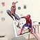 WALL PALZ Wall Palz Marvel SpiderMan Peel and Stick Wall Decals 30 SpiderMan Wall Decor with 3D Augmented Reality Interaction Marvel Decals for Wall