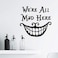 Rotumaty Halloween Smiling Face Thriller Wall Decals Cool Wall Sticker for Bedroom Living Room Home Decoration Party Wall Art Decor