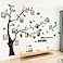 guangmu 3D Tree Wall Stickers DIY Photo Frame Tree Wall Decal Family Photo Frame Sticker Murals Wall Decor Living Room Bedroom TV Background Home Decorations M83 59inGreen Right