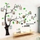 guangmu 3D Tree Wall Stickers DIY Photo Frame Tree Wall Decal Family Photo Frame Sticker Murals Wall Decor Living Room Bedroom TV Background Home Decorations M83 59inGreen Right
