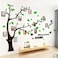 guangmu 3D Tree Wall Stickers DIY Photo Frame Tree Wall Decal Family Photo Frame Sticker Murals Wall Decor Living Room Bedroom TV Background Home Decorations M83 59inGreen Right