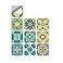 Jacklove 25 PCS Moroccan Style Tile Sticker 4x4 Inch10x10cm Traditional DIY Murals Tile Waterproof Oil Proof Removable Decals for Bathroom Kitchen Backsplash TS212