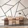 Easma Striped Wall Decals Geometric Line Wall Decal Black Vinyl Walls Decals Modern Walls Stickers Removable Peel and Stick Wall Accent for Office Bedroom Living Room Art Murals Decor