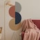 Runtoo Boho Circle Wall Decals Retro Abstract Wall Art Stickers Living Room Bedroom Nursery Home Decor