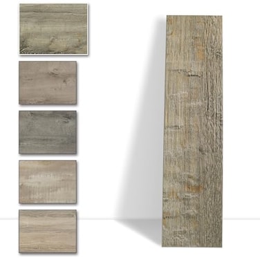 COLAMO Wood Look Tile Peel and Stick BacksplashThick Rigid OakWeathered Stick On Kitchen BacksplashAdhesive Faux Shiplap Wood Panels for RVVanityAccent WallSelf Stick Wall Tile24PCS