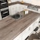 AbaBoorty 85x158 Classic Gray Oak Wood Wallpaper Peel and Stick Wood Look Vinyl Wrap for Cabinets Shelves