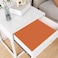 CHIHUT Burnt Orange Peel and Stick Wallpaper 12x100 SelfAdhesive Removable Renter Friendly Solid Orange Wallpaper for Bathroom Kitchen Cabinets