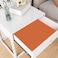 CHIHUT Burnt Orange Peel and Stick Wallpaper 12x100 SelfAdhesive Removable Renter Friendly Solid Orange Wallpaper for Bathroom Kitchen Cabinets