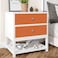 CHIHUT Burnt Orange Peel and Stick Wallpaper 12x100 SelfAdhesive Removable Renter Friendly Solid Orange Wallpaper for Bathroom Kitchen Cabinets