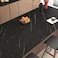 Wallderful Marble Contact Paper Black Wallpaper for Bathroom Matte Self Adhesive Modern Wallpaper Vinyl Removable Peel and Stick Countertops Kitchen Backsplash Cabinet Vinyl Wrap Bedroom 1575x78