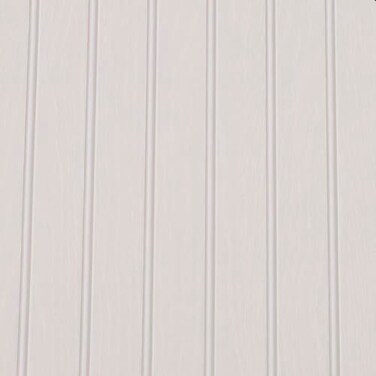 Transform Faux Beadboard Peel and Stick Wallpaper OffWhiteGrey