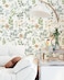 MelunMer Floral Wall Paper Peel and Stick Wallpaper Boho Leaf Contact Paper for Drawers Cabinets Self Adhesive Removable Wallpaper for Bedroom Bathroom Waterproof Botanical Green173 x197