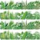 Outus Eucalyptus Boho Bulletin Board Classroom Trim Decor Wall Decals Tropical Leaves Greenery Wall Decoration Boho Style 59ft
