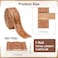 CRASPIRE 90x18in Peel Stick Foam Crown Molding Baseboard Trim Bronze Self Adhesive Flexible Mirror Wallpaper Sticky Border 3D Wall Edging Lines Base Baseboard for Hotel Home DIY Decoration