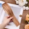 CRASPIRE 90x18in Peel Stick Foam Crown Molding Baseboard Trim Bronze Self Adhesive Flexible Mirror Wallpaper Sticky Border 3D Wall Edging Lines Base Baseboard for Hotel Home DIY Decoration