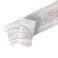 Yija 5 Meters Royal Peony 3D Self Adhesive Peel and Stick Waterproof Wall Border Easy to Apply 4 Inch by 165 Feet White