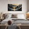 HUBOSKN Waterfall Canvas Wall Art for Living Room Mountain Art Wall Decor for Office Modern Wall Art for Bedroom Size 20 x 40
