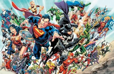 Trends International DC ComicsJustice League RebirthGroup Wall Poster 22375 x 34 Unframed Version Bedroom