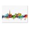 Trademark Fine Art Dubai Skyline by Michael Tompsett 30X47Inch