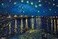 Trends International Starry Night over The Rhone by Vincent van Gogh Wall Poster 22375 x 34 Unframed Version