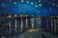 Trends International Starry Night over The Rhone by Vincent van Gogh Wall Poster 22375 x 34 Unframed Version