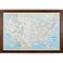 Craig Frames Wayfarer Classic United States Push Pin Travel Map