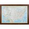 Craig Frames Wayfarer Classic United States Push Pin Travel Map