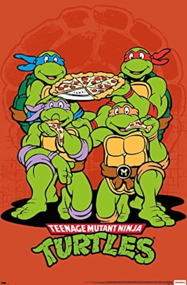 Trends International Wall Poster Teenage Mutant Ninja TurtlesPizza 22375 x 34