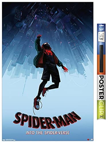 Trends International Marvel SpiderMan Into The SpiderVerse Falling Wall Poster 22375 x 34 Poster Clip Bundle