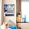 Wynwood Studio Fashion and Glam Framed Wall Art Painting Print Whats On My Mind Navy Cusom HandFramed Blue Home Dcor 13x19 White Frame by
