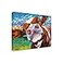 Trademark Fine Wrapped Canvas Wall Art Carolee Vitaletti Curious Cow I Wall Art for Living Room Bedroom or Office Dcor 14x19