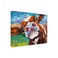Trademark Fine Wrapped Canvas Wall Art Carolee Vitaletti Curious Cow I Wall Art for Living Room Bedroom or Office Dcor 14x19