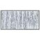 Empire Art Direct Abstract Wall Art Textured Hand Painted Canvas by Martin Edwards Champagne Frame 24 x 48 Silver Frequency