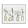 Stupell Industries Bottles and Plants Farm Wood Textured Design by Anne Tavoletti Wall Art 16 x 20 MultiColor for Living Room Grey Framed