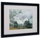 Trademark Fine Art Gare SaintLazare Arrival of a Train by Claude Monet Canvas Wall Artwork Black Frame 16 by 20Inch