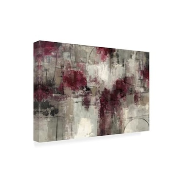 Trademark Fine Wrapped Canvas Wall Art Silvia Vassileva Stone Gardens Wall Art for Living Room Bedroom or Office Dcor 12x19