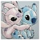 Open Road Brands Disney Lilo and Stitch With Angel Gallery Wrapped Canvas Wall Decor Adorable Stitch Wall Art For Home Decorating