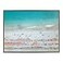 Kate and Laurel Sylvie Monterosso 6 Framed Canvas Wall Art by Rachel Dowd 28x38 Gray Coastal Beach Art for Wall