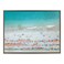Kate and Laurel Sylvie Monterosso 6 Framed Canvas Wall Art by Rachel Dowd 28x38 Gray Coastal Beach Art for Wall