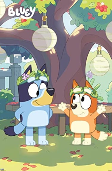 Trends International Bluey Duo Wall Poster 224L x 147W Premium Unframed Version