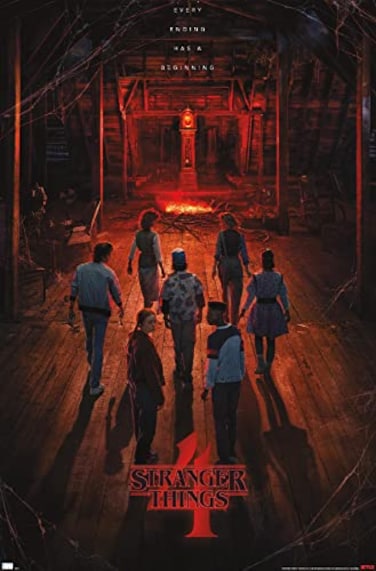 Trends International Netflix Stranger Things Season 4 Creel House Teaser One Sheet Wall Poster 22375 x 34 Premium Unframed Version