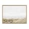 Kate and Laurel Sylvie East Beach Framed Canvas Wall Art by Amy Peterson Art Studio 18x24 Natural Chic Coastal Art for Wall