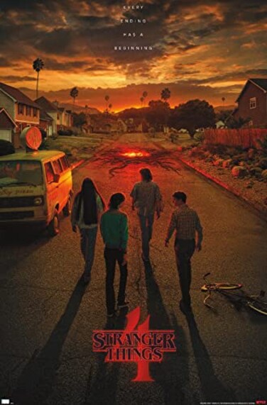 Trends International Netflix Stranger Things Season 4 California Teaser One Sheet Wall Poster 22375 x 34 Premium Unframed Version