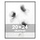 FrameWorks 20x24 Brushed Aluminum Poster Frames Modern Brushed Metal Design wShatterproof Plexiglass Perfect for Posters Artwork Paintings Wall Displays Home or Office Decor Black 1 Pack