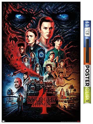 Trends International Netflix Stranger Things Season 4 One Sheet Wall Poster 22375 x 34 Poster Clip Bundle